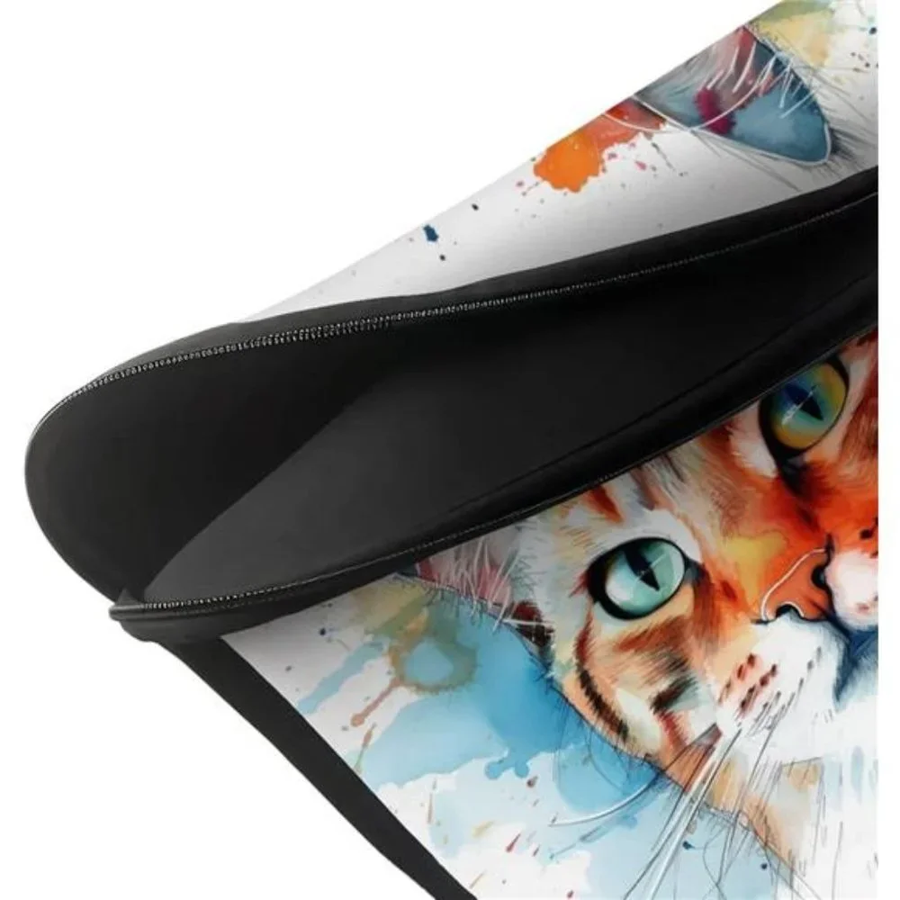 Abstract Cat Art 2-Sided Print Mac Book Air 14